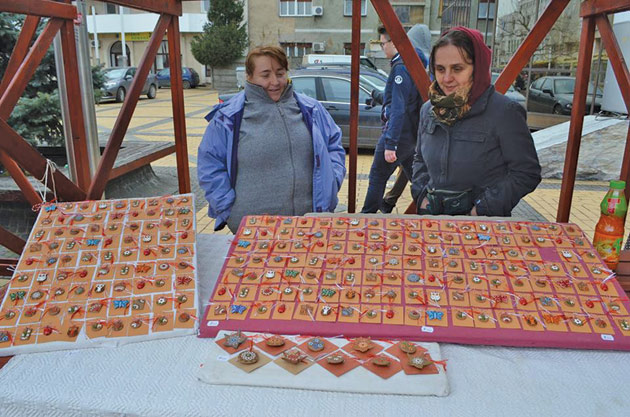 Târg de mărțișoare meșteșugărești la Satu Mare