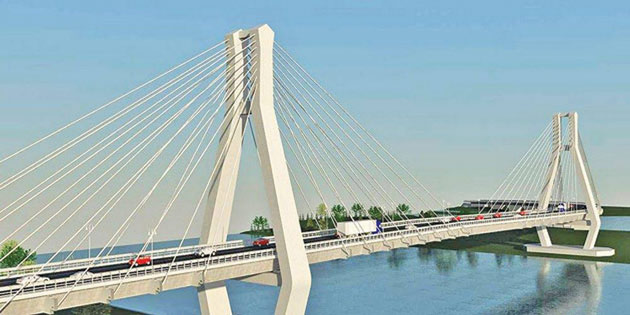 PROIECT. Al TREILEA POD peste Someș, mai SCUMP cu zeci de MILIOANE de lei. Cu cât s-a SCUMPIT podul din 2017