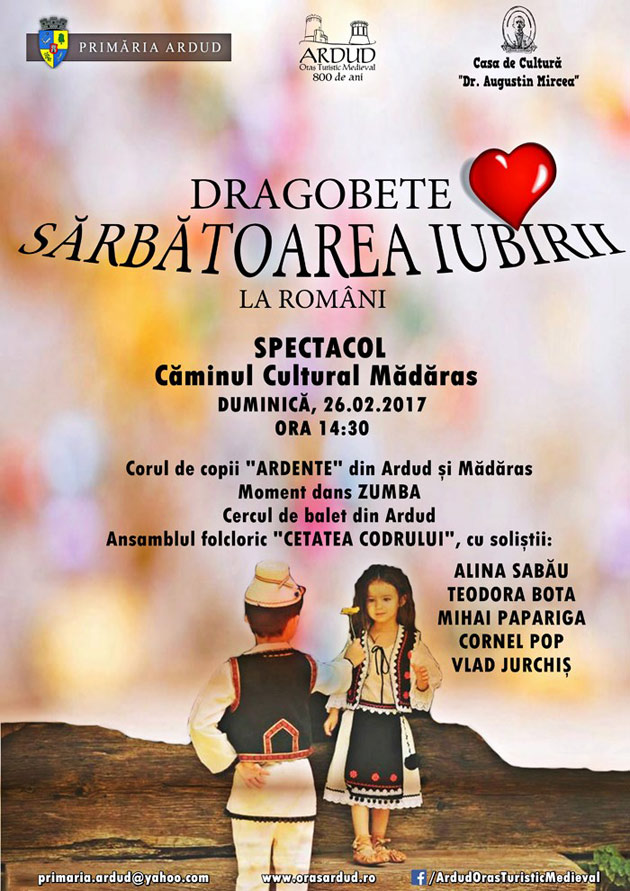 Sărbătoarea iubirii va fi marcată și în Ardud