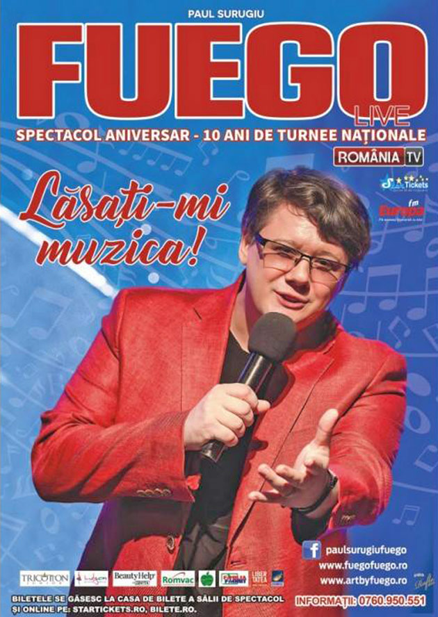 Fuego va concerta la Satu Mare, unde-și va lansa noul său album