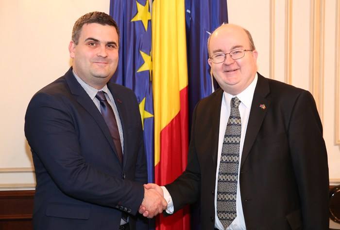 Sătmăreanul Gabriel Leș, vizitat de ambasadorul Marii Britanii