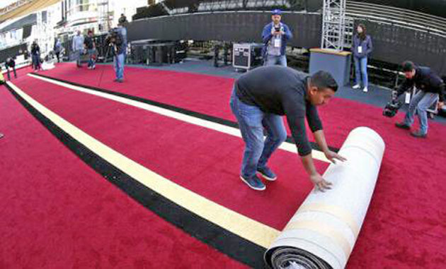 Premiile Oscar se pregătesc de covorul roșu