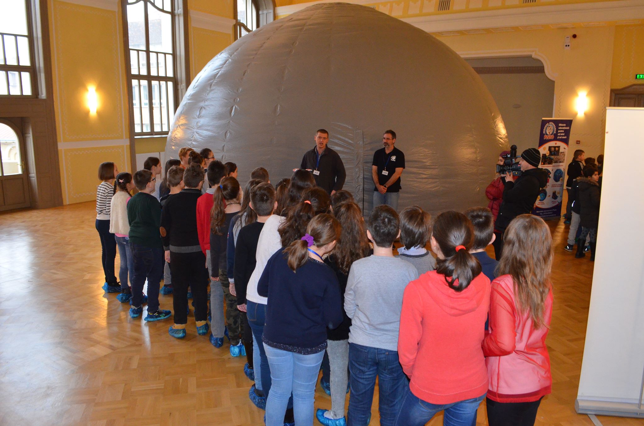 Planetariu mobil interactiv, atracţia săptămânii