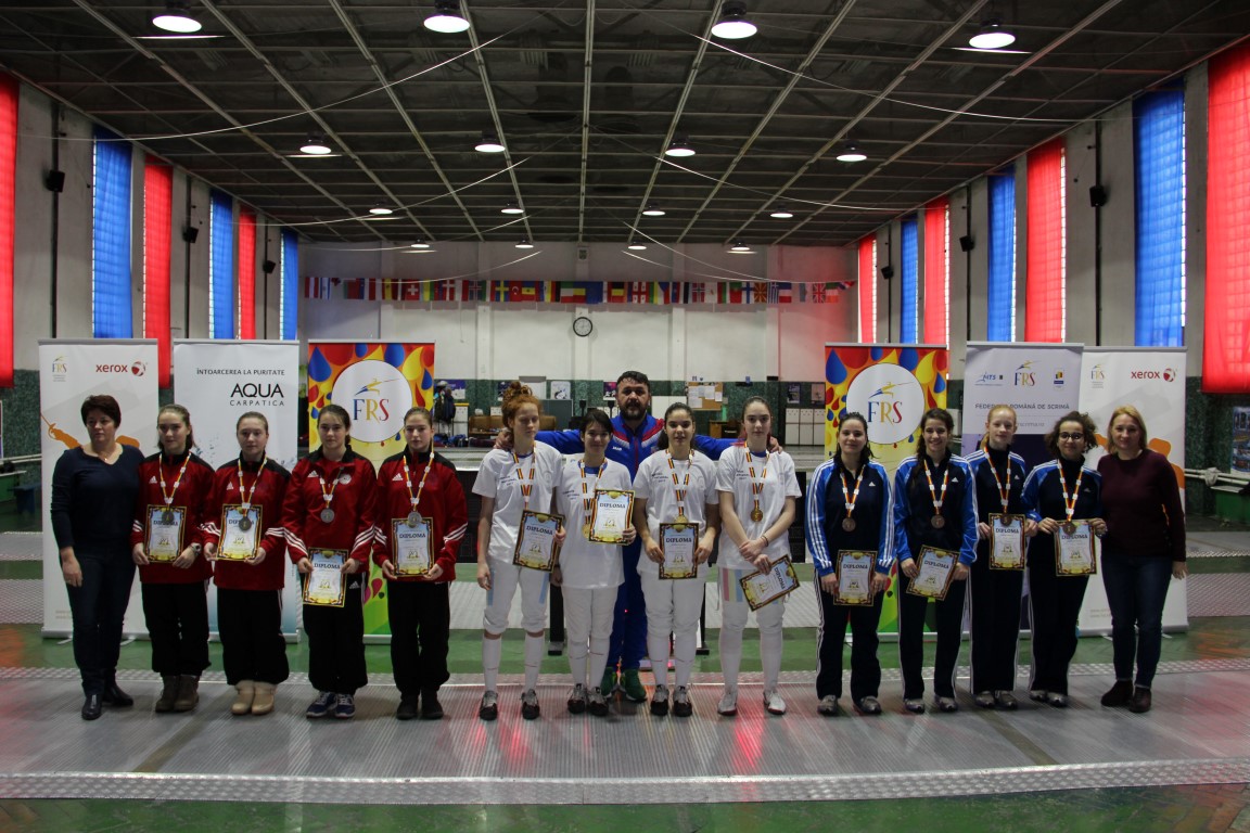 Steaua s-a impus şi în proba pe echipe a CN de floretă cadeţi