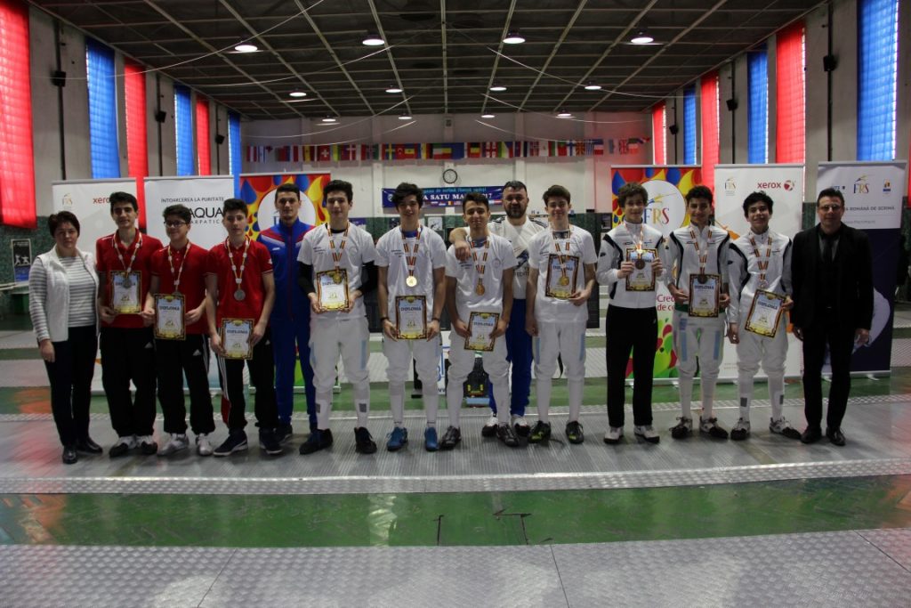 CSA Steaua a dominat copios Naţionalele de floretă cadeţi de la Satu Mare