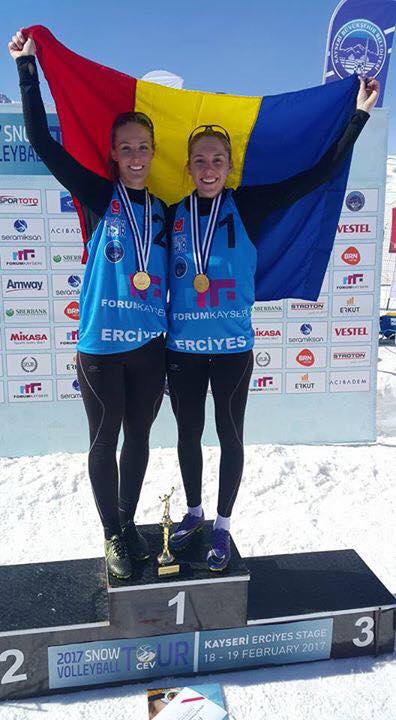 România se impune la volei pe zăpadă