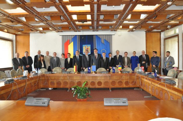 Delegația germană a fost primită ieri de  conducerea Consiliului Județean Satu Mare