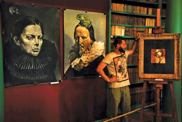 Valer Sasu, artistul plastic care “pictează” pe piele