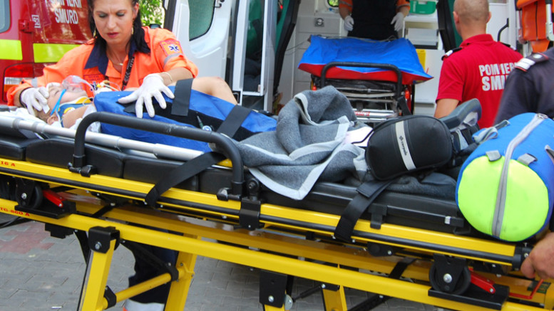 Fetiță de 10 ani, rănită într-un accident produs în județ