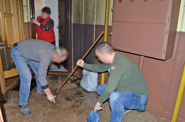 Un sătmărean și-a dat foc în scara unui bloc