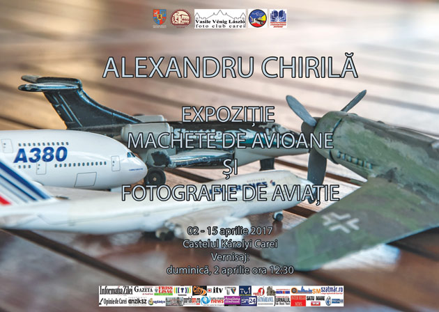 Expoziţie de machete de avioane la Castel