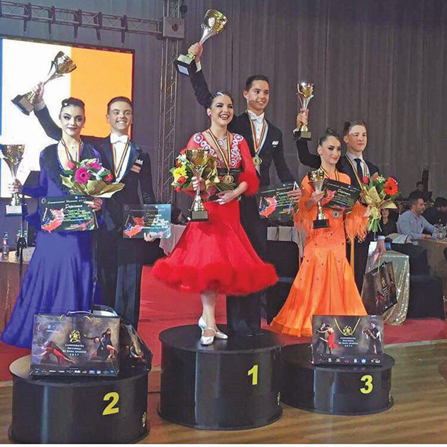 Perechea Oana Bumba –Ciprian Marița aduce primul titlu național din istoria dansului sătmărean