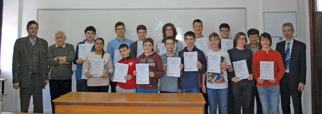 Eminescieni premiați la Concursul PHI