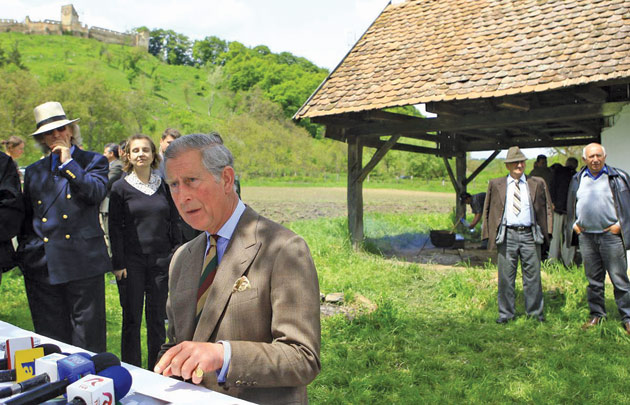 Prințul Charles a sosit în România