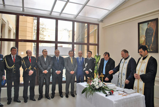 Sediul Poliției de pe Mihai Viteazu, sfințit și inaugurat