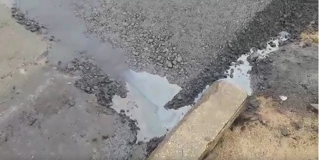 Asfaltare în baltă la Satu Mare