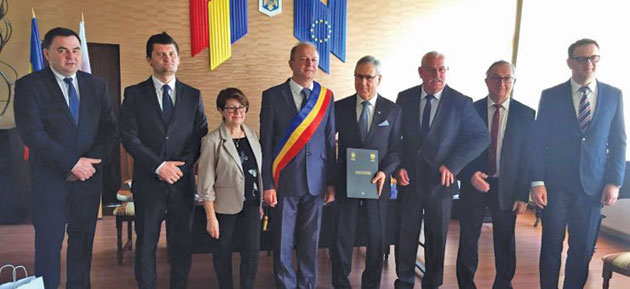 Oraşul Ardud s-a înfrăţit cu Gmina Jaslo din Polonia