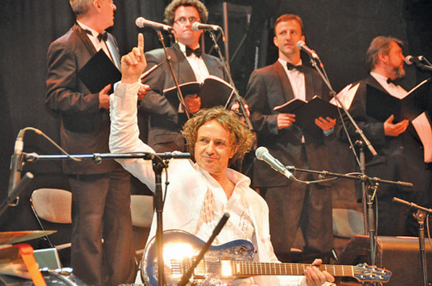 Goran Bregovic și Ovidiu Lipan Țăndărică, la Yakasha Festival