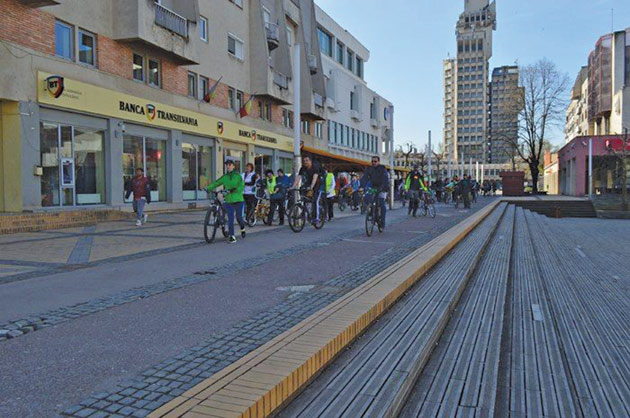 Marș ciclistic la Satu Mare