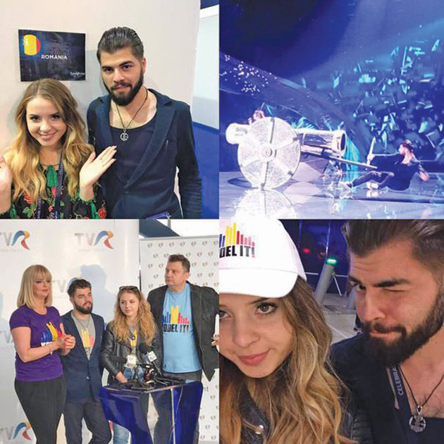 Reprezentanţii României, Ilinca şi Alex Florea, accidentare pe scenă, la prima repetiţie de la Kiev