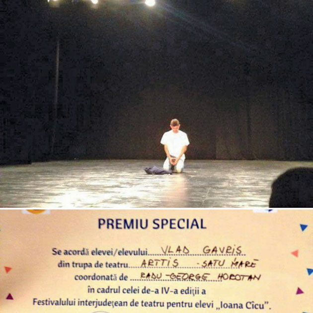 Asociația de teatru "ARTTIS" din Satu Mare, premiată la Carei