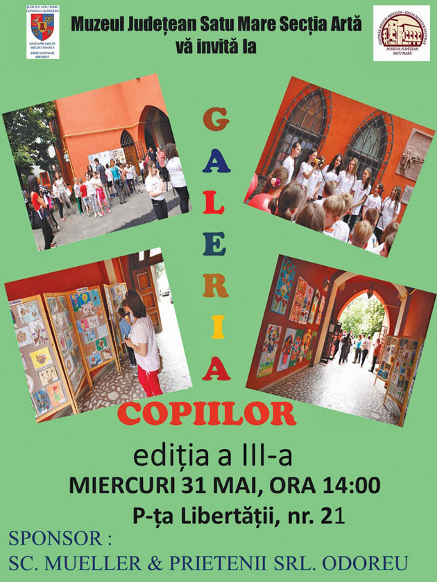 Activităţi dedicate Zilei Internaţionale a Copilului la Muzeul Judeţean Satu Mare