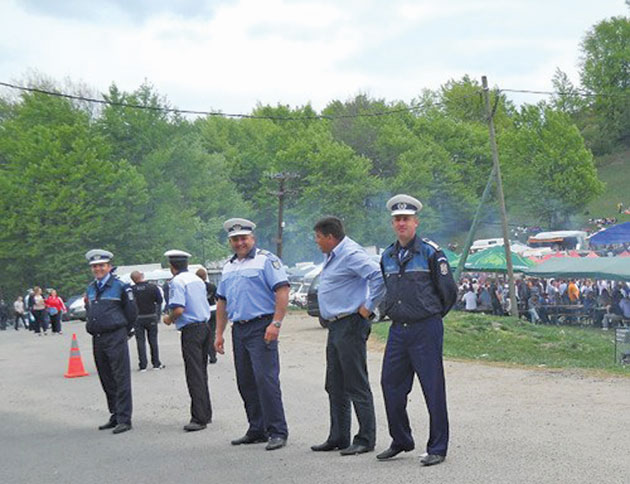 Poliţia sătmăreană la datorie