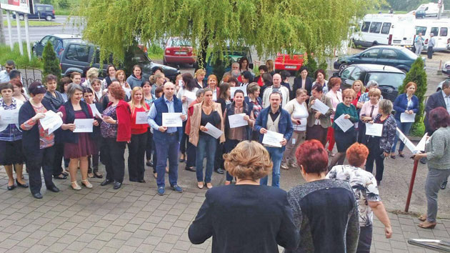 Protest spontan la Finanțe în Satu Mare și Carei