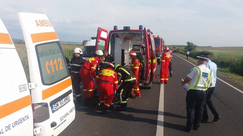 Accident cu victime multiple la Supur
