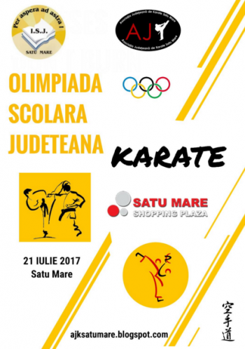 Olimpiada Şcolară  Judeţeană la karate