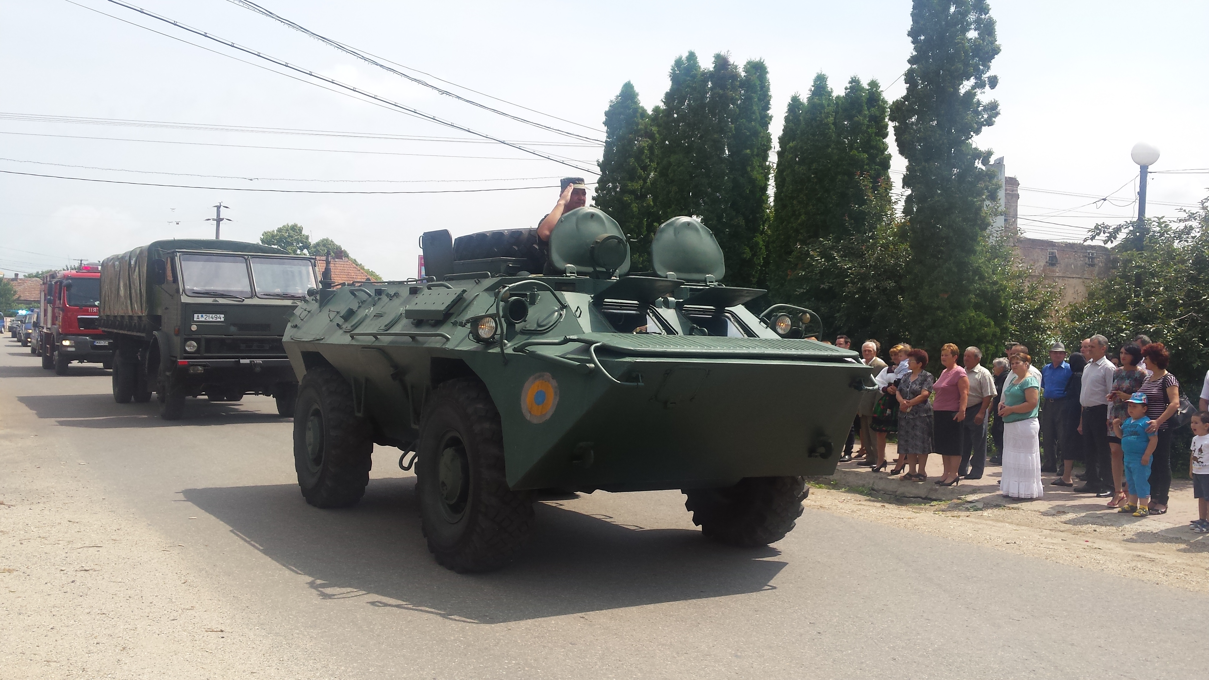 Expoziție de tehnică militară la Medieșu Aurit