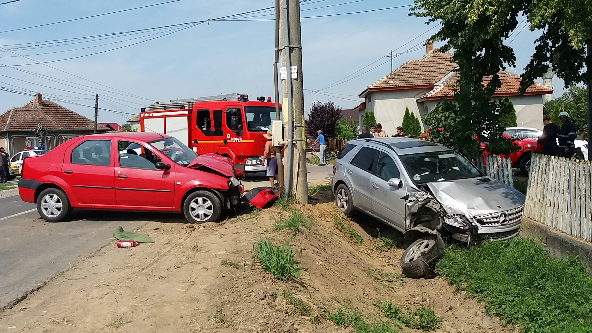 Accident grav în Odoreu