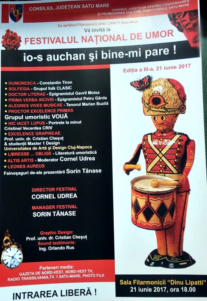 Umorul vine la Satu Mare, în cadrul Festivalului Național de Umor