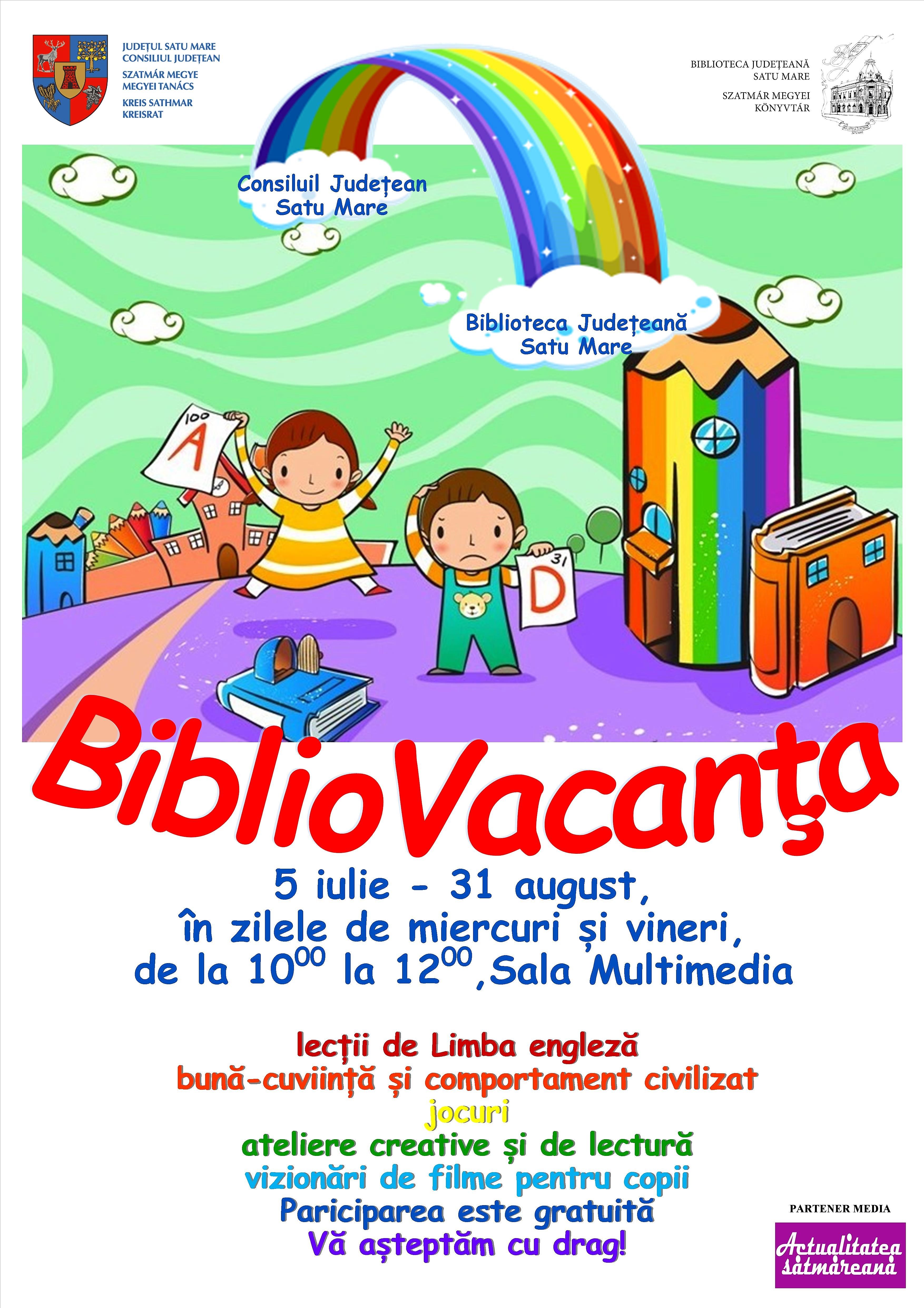 O vacanță în lumea cărților