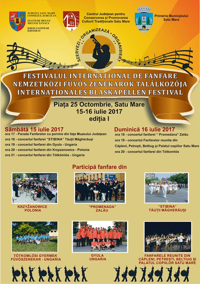 Festivalul Internațional de Fanfare, prima ediție la Satu Mare