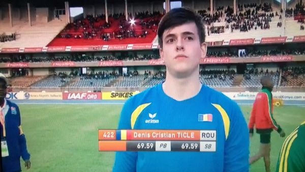 Careianul Denis Ţicle, pe locul 10 la Mondialele de la Nairobi