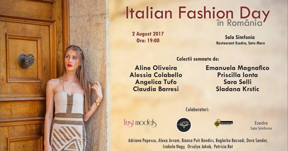 FOTO. ”Italian Fashion Day”, pentru prima dată la Satu Mare. Când și unde