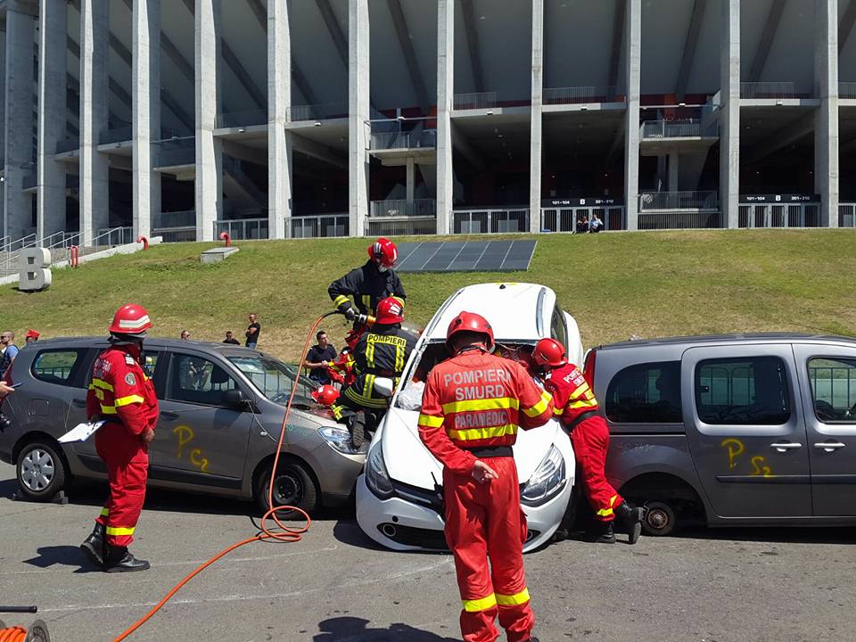 Pompierii sătmăreni, în finala pe țară la proba ”Descarcerarea din Vehicule”