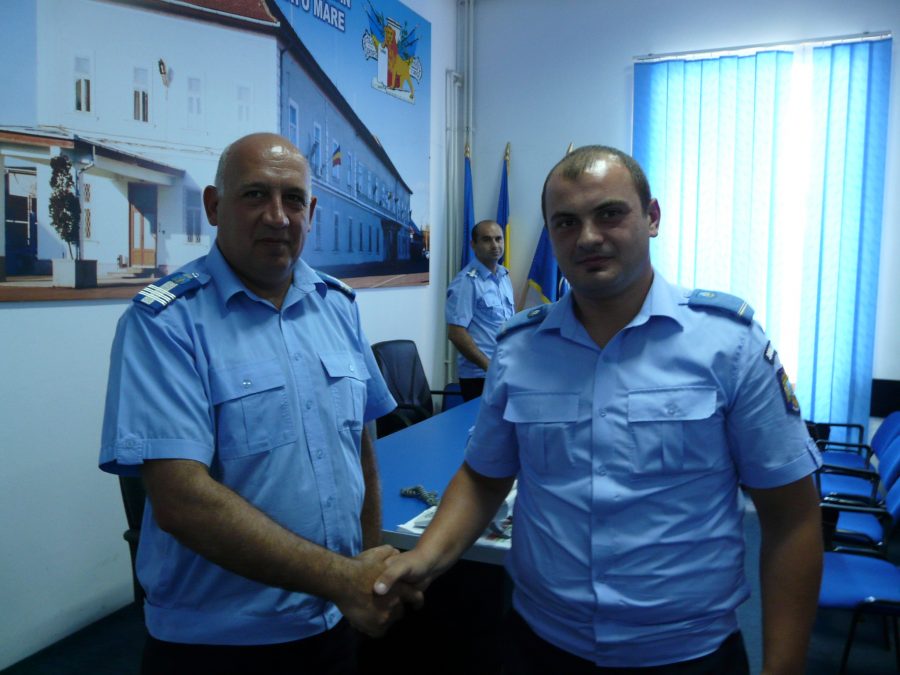 FOTOGALERIE. Cei mai bravi dintre jandarmii sătmăreni, înaintați în grad