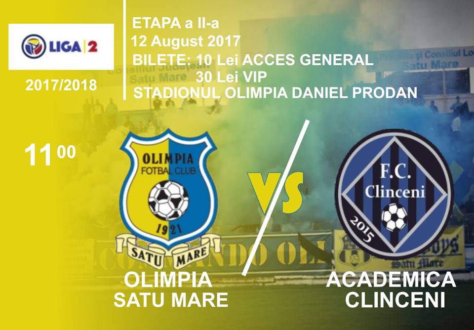 10 lei biletul la Olimpia-Clinceni