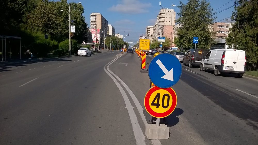 FOTO/VIDEO. Restricții de circulație la Crinul. Cum se circulă în intersecție