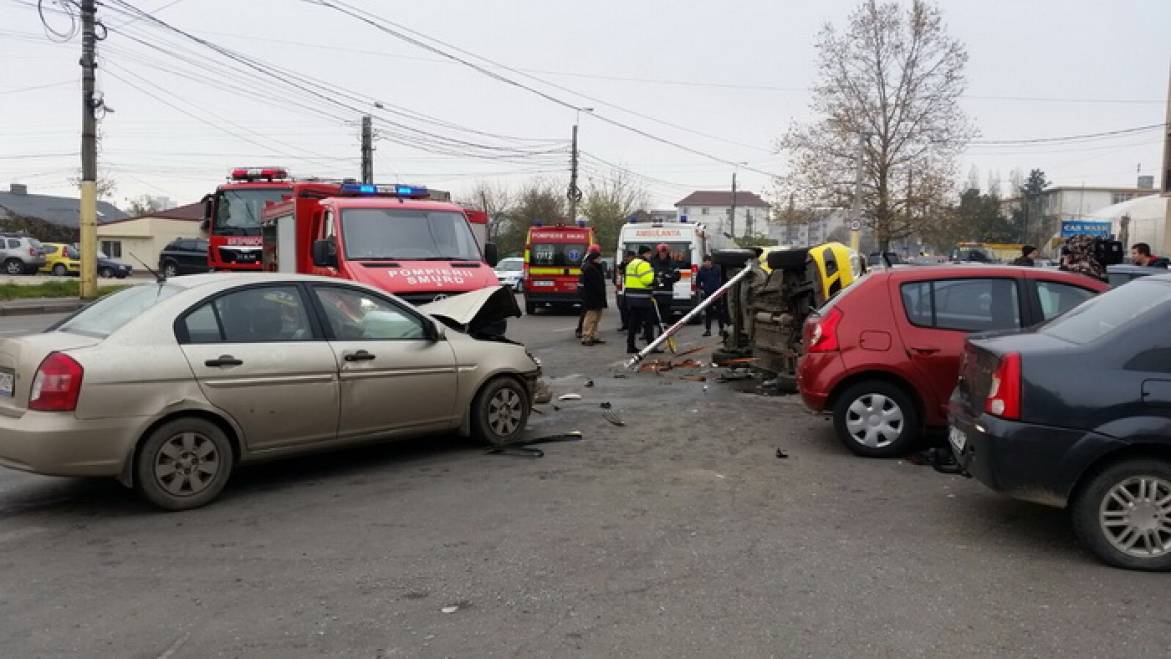 Accidente soldate cu răniți,  în week-end