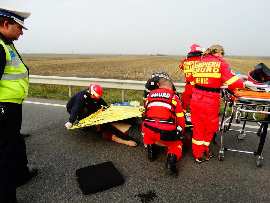 Accident mortal în județ