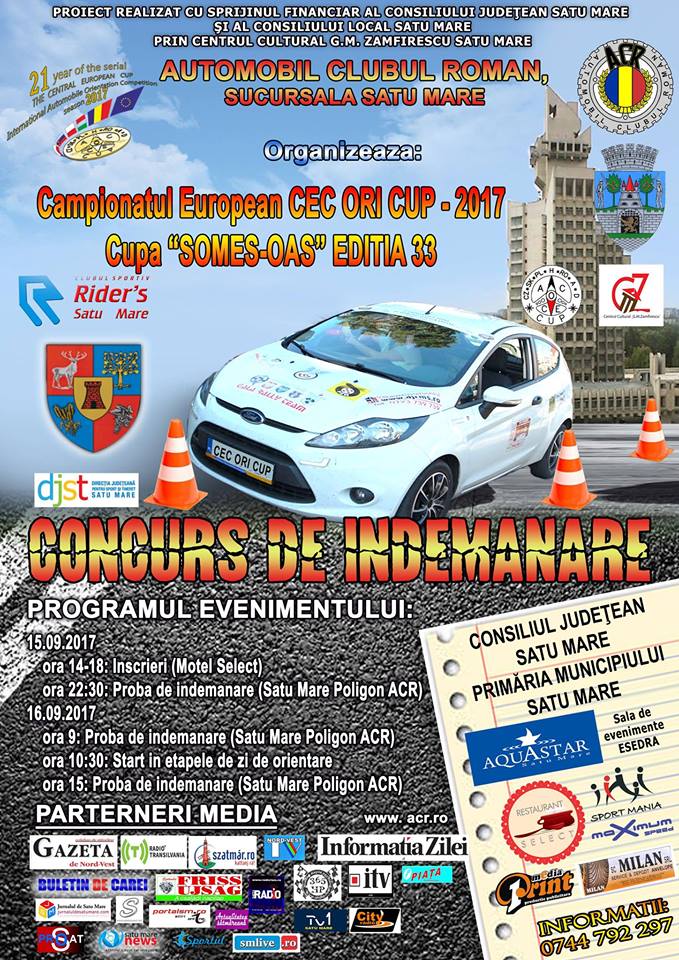 Superevenimente automobilistice în Sătmar!