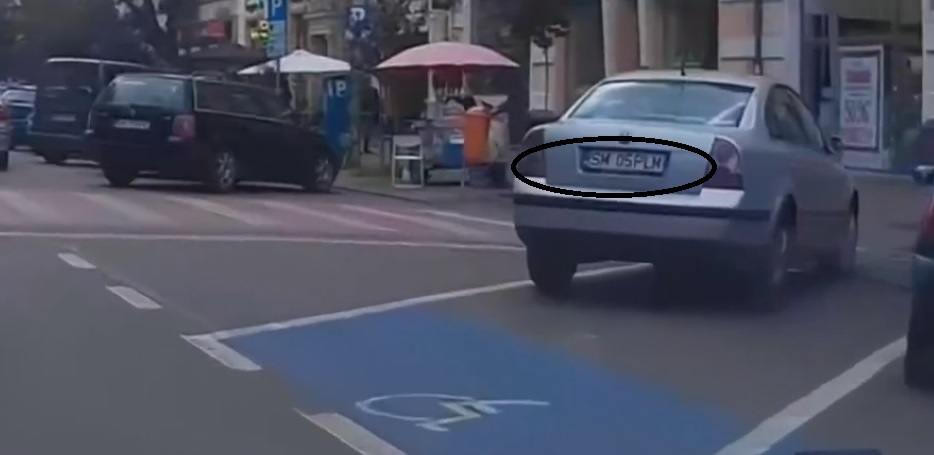 VIDEO. I se rupe...numărul. Nesimțire crasă