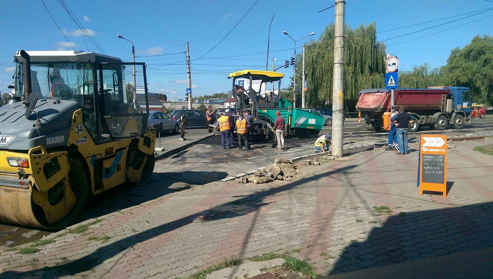 FOTO. Se asfaltează Podul Decebal. Când se va trece și la sensul de coborâre