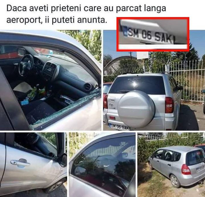 FOTOGALERIE. Mașini ale sătmărenilor, distruse la Cluj. Ce se întâmplă