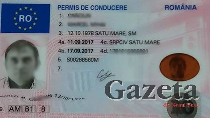 FOTO. INCREDIBIL. Permisul valabil doar 6 zile. Emis doar la Satu Mare