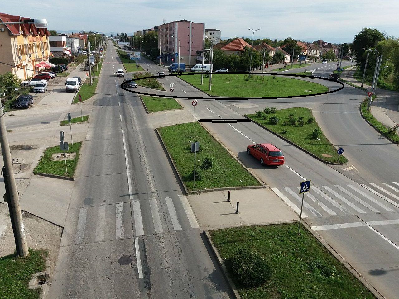 Un nou sens giratoriu în oraș. Din acest week-end