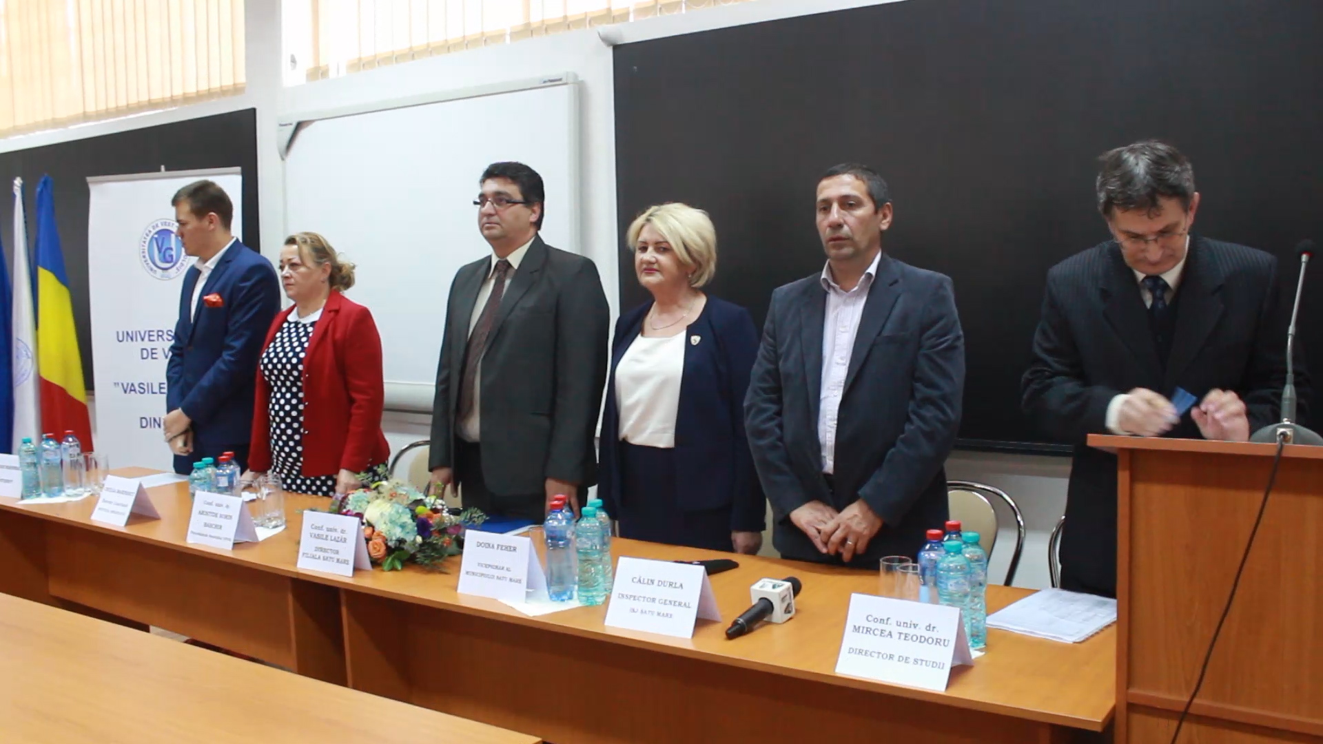 Festivitatea de deschidere a noului an universitar la Filiala GOLDIŞ Satu Mare